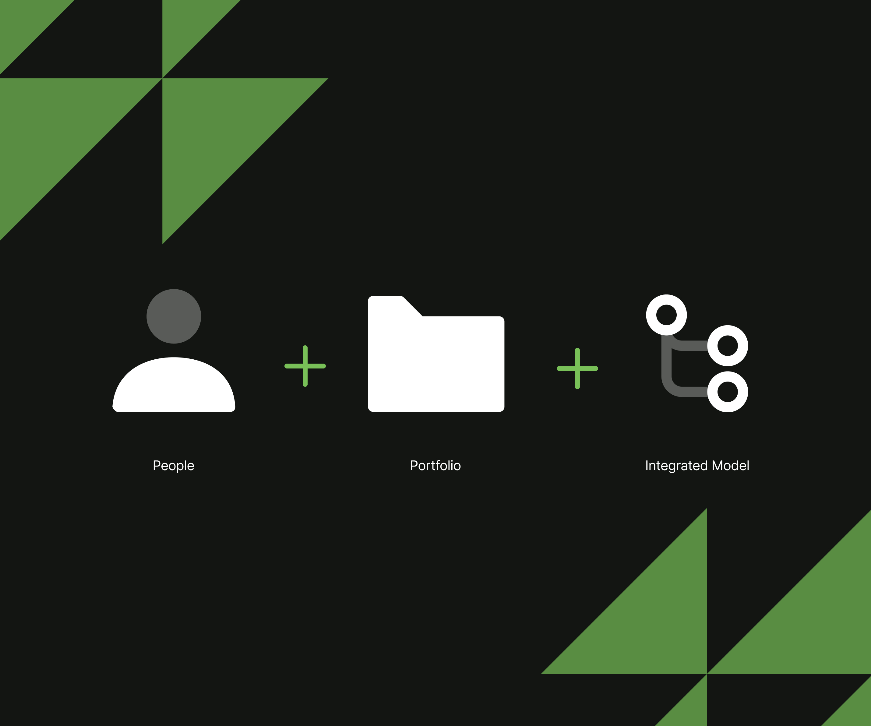 Icons styled in Arium's brand, pointing out the sites key dev insights