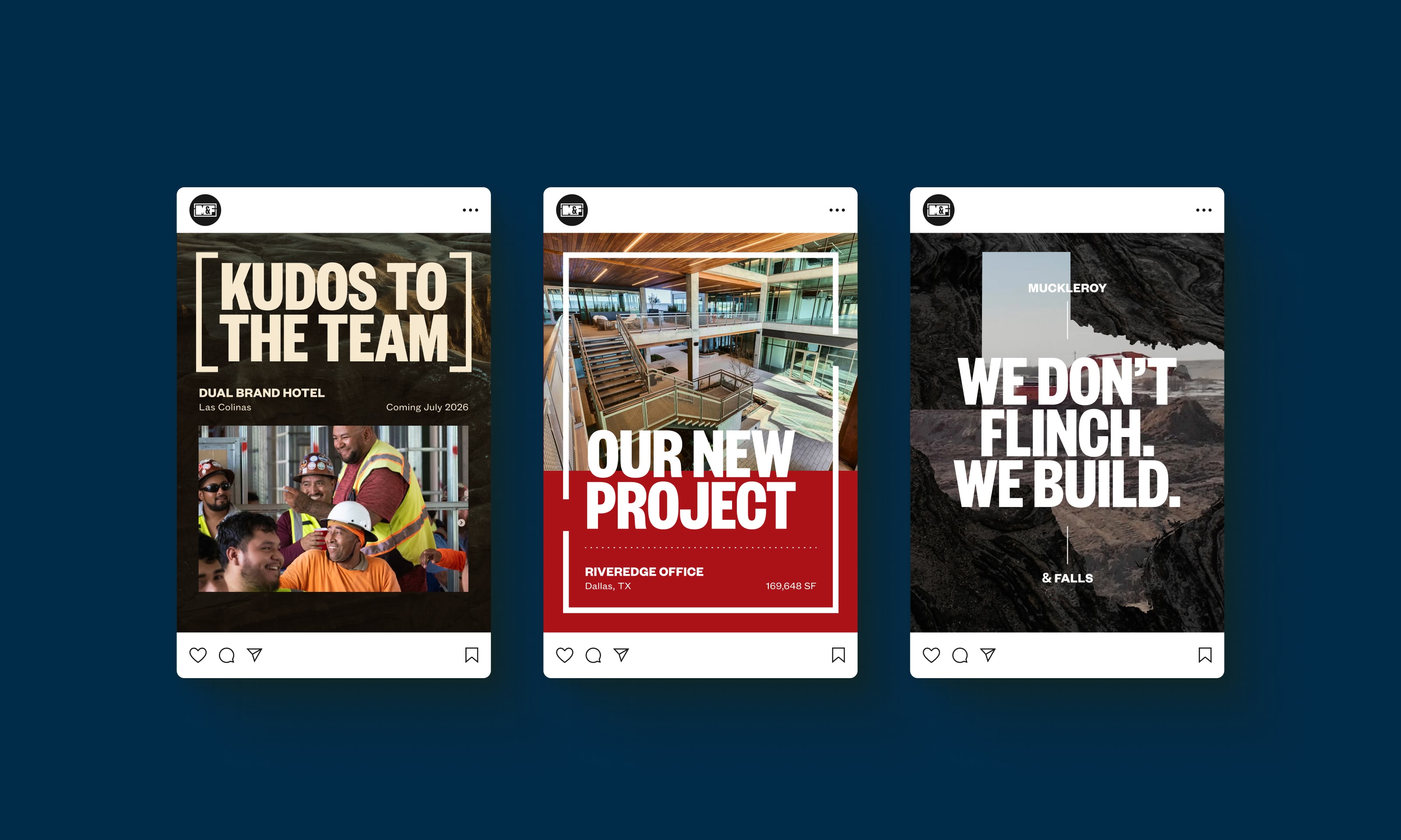 social media campaign for construction company