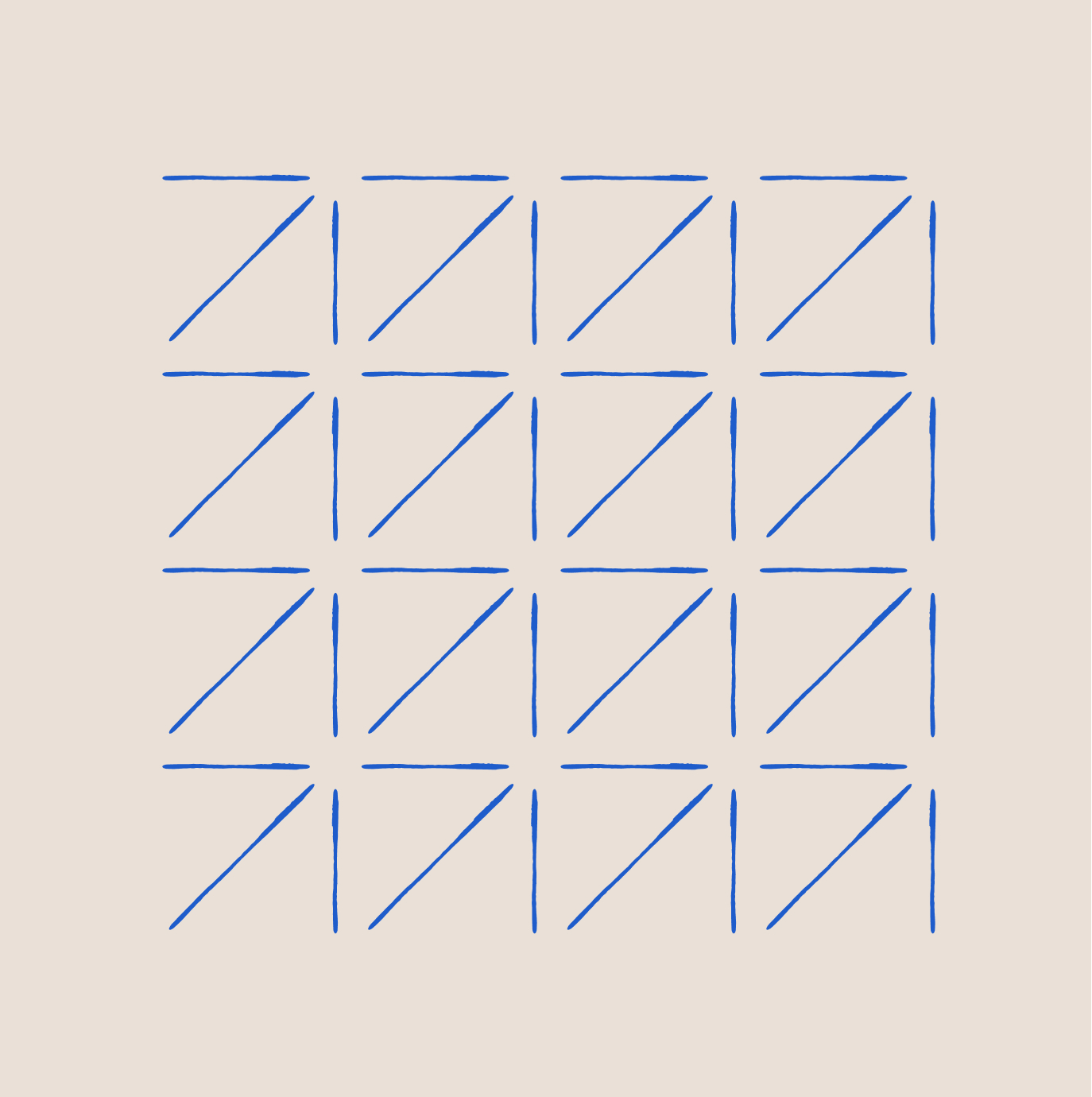 design element arrow in a grid pattern